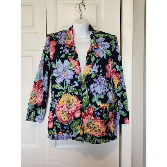 Vintage Classic Directions Floral Jacket - Picture 1 of 4